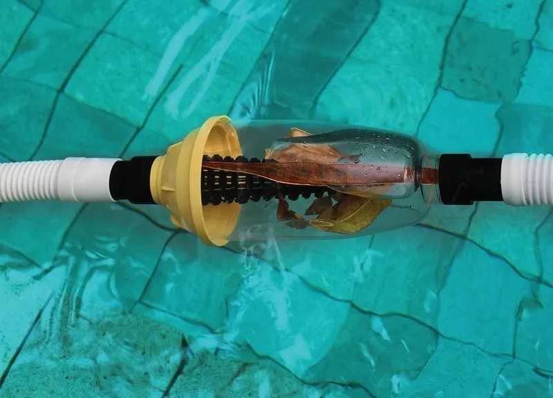 FILTRO ASPIRAZIONE FOGLIE PER PISCINA PER TUBI D.38mm - immagine 3
