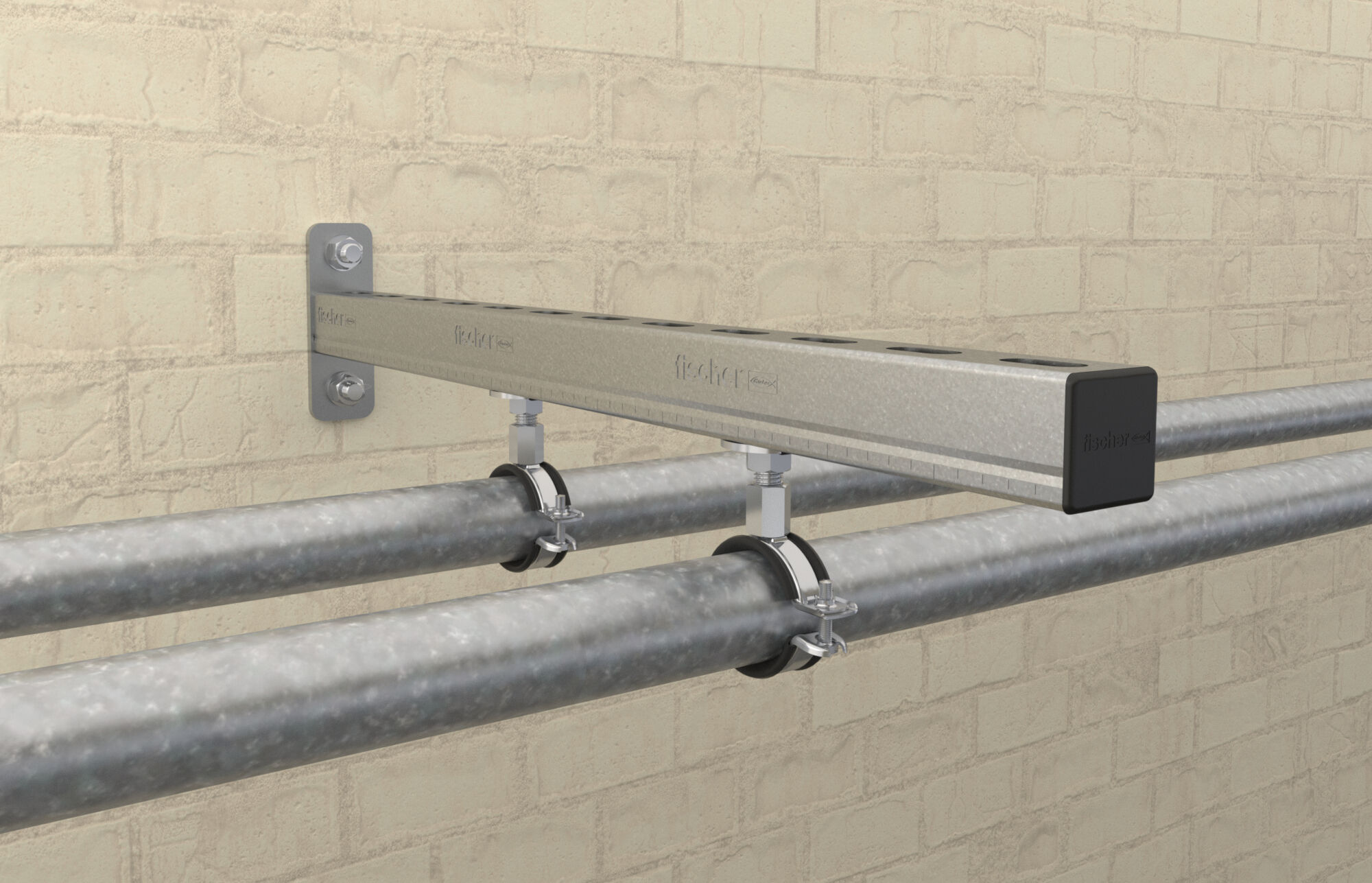 FISCHER COLLARE ISOLATO DA 25-30mm M8/10 A CHIUSURA RAPIDA - immagine 4