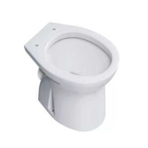 VASO WC A TERRA CON SCARICO A PARETE IN CERAMICA BIANCA SERIE ORCHIDEA SENZA BRIDA