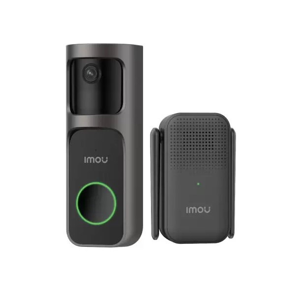 IMOU KIT VIDEOCAMPANELLO A BATTERIA 2,5K (4MP) + CICALINO WIRELESS