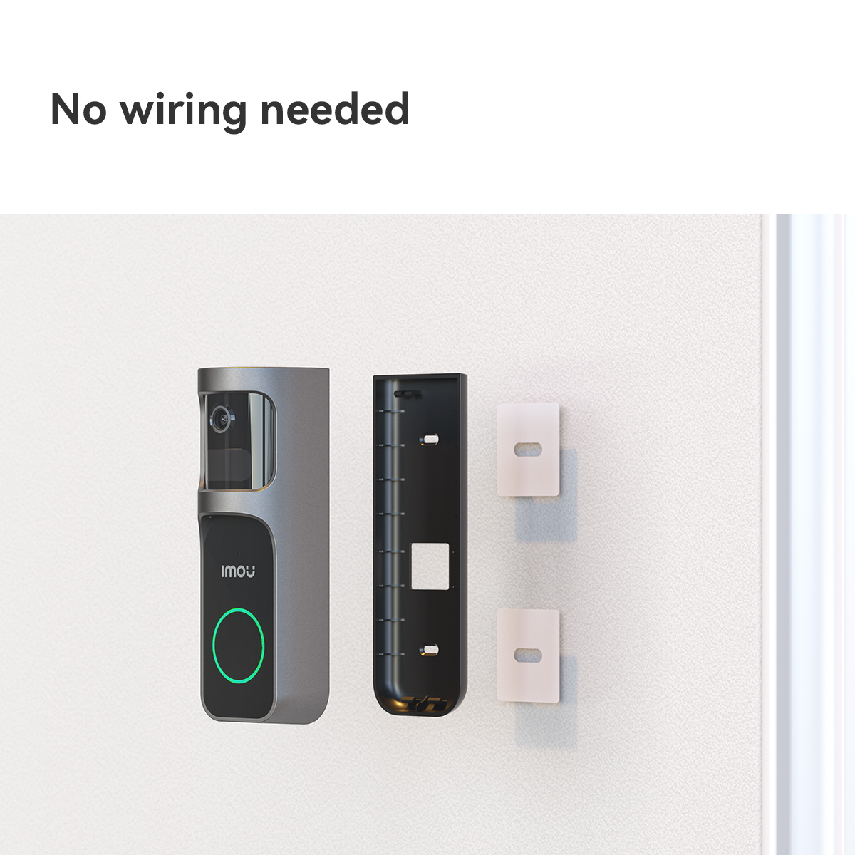 IMOU KIT VIDEOCAMPANELLO A BATTERIA 2,5K (4MP) + CICALINO WIRELESS - immagine 4