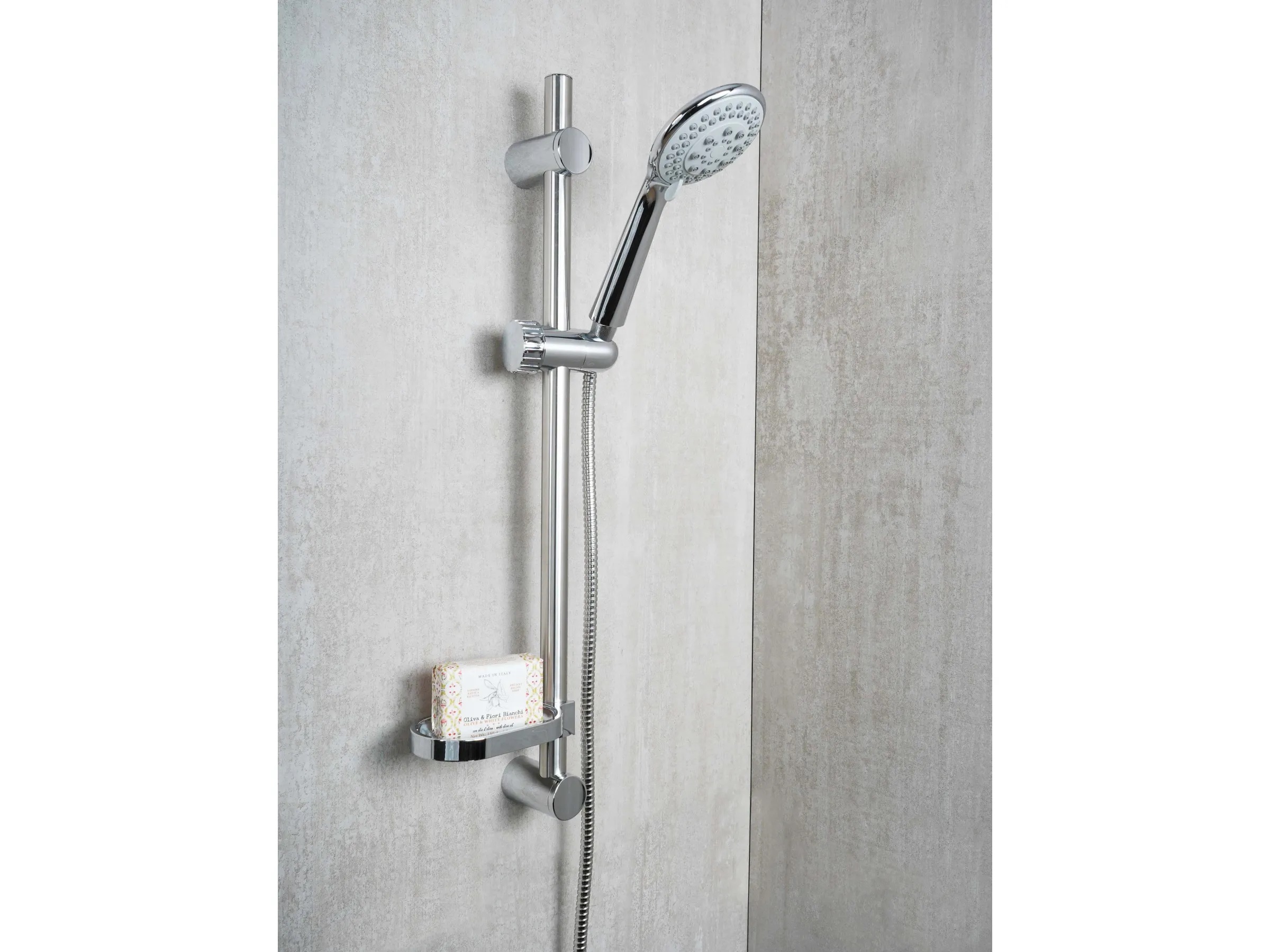 SALISCENDI PALINURO CON DOCCIA 5 GETTI CROMATO - immagine 2