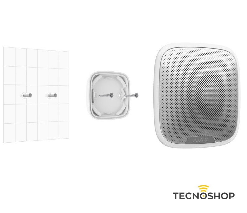 AJAX STREETSIREN SIRENA ESTERNA BIANCA - immagine 2