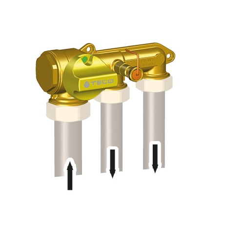 TECO COLLETTORE GAS CON INTERCETTAZIONE GENERALE A DUE VIE - immagine 3