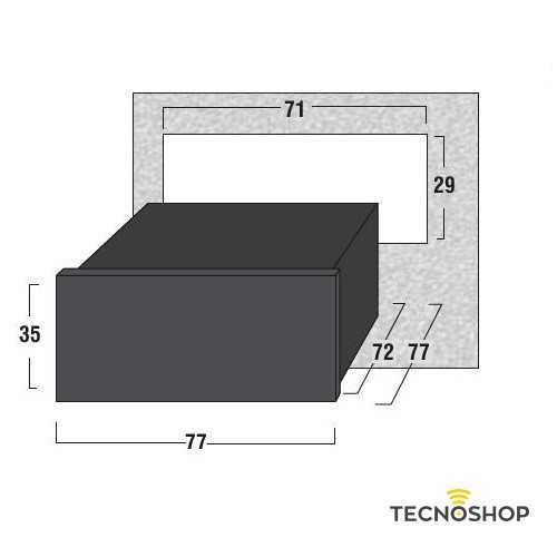 FANTINI COSMI TERMOSTATO AD INCASSO ON/OFF CON 1 USCITA + 1 SONDA - immagine 2