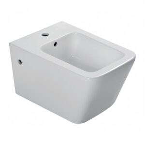 BIDET SOSPESO IN CERAMICA BIANCA SERIE PLUMA