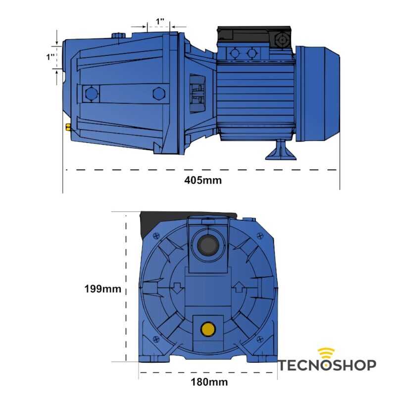 EBARA POMPA AUTODESCANTE AGA 1.00 M 220V DA 1HP - immagine 2