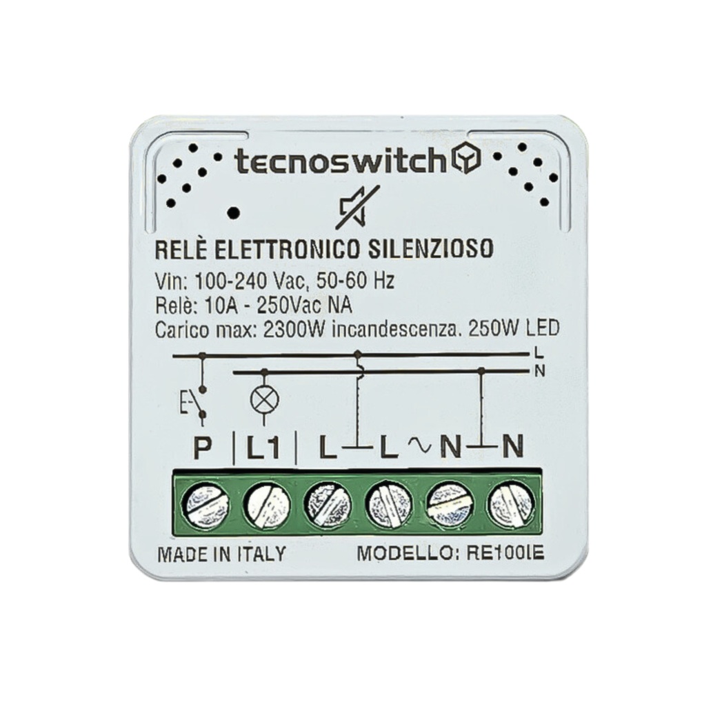 TECNOSWITCH RELÈ INTERRUTTORE SILENZIOSO 10A 230V