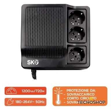 STABILIZZATORE DI TENSIONE 1200VA - immagine 3