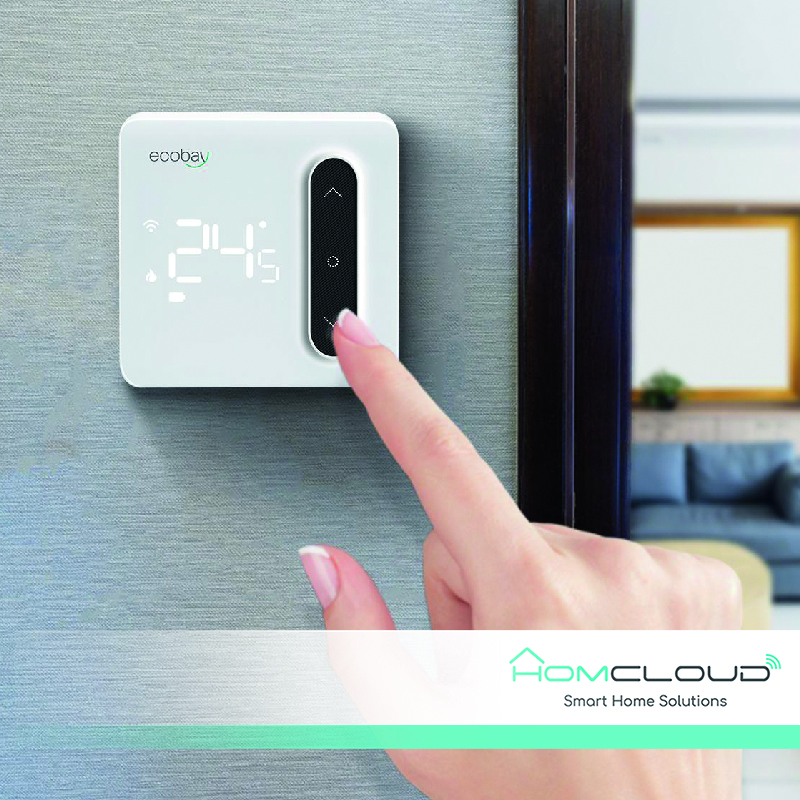 HOMCLOUD CRONOTERMOSTATO DIGITALE SMART WI-FI + RICEVITORE RF 433MHz - immagine 2