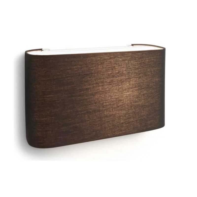 PHILIPS APPLIQUE "VELOUR" CON ATTACCO E27 IN TESSUTO NERO - immagine 2