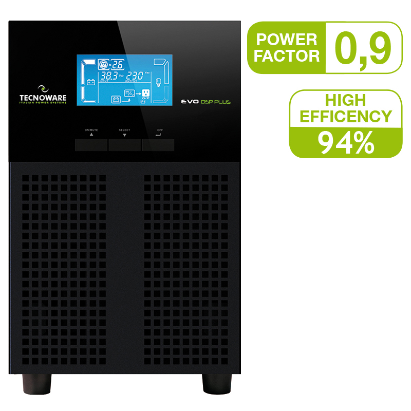 TECNOWARE UPS EVO DSP PLUS 2400VA TOWER ONLINE - immagine 2