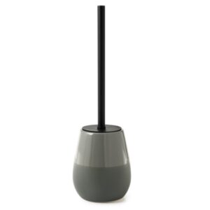 PORTA SCOPINO WC DA APPOGGIO IN CERAMICA MODELLO WILMA VERDE SALVIA