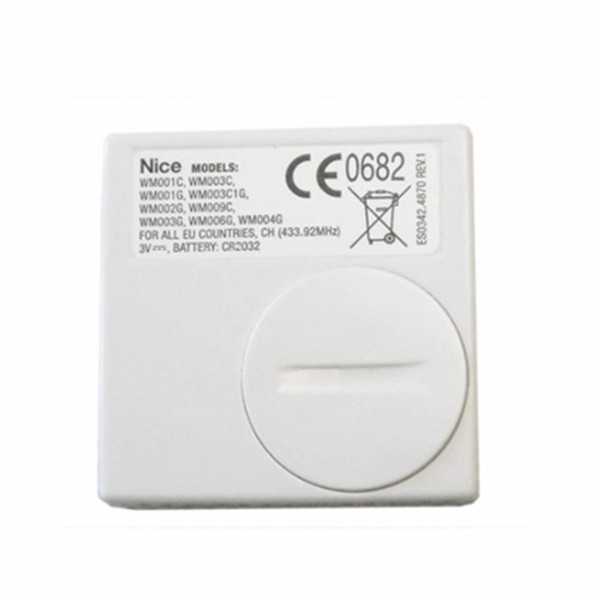 NICE TELECOMANDO A 1 CANALE "WM001C" 433,92 MHZ - immagine 2