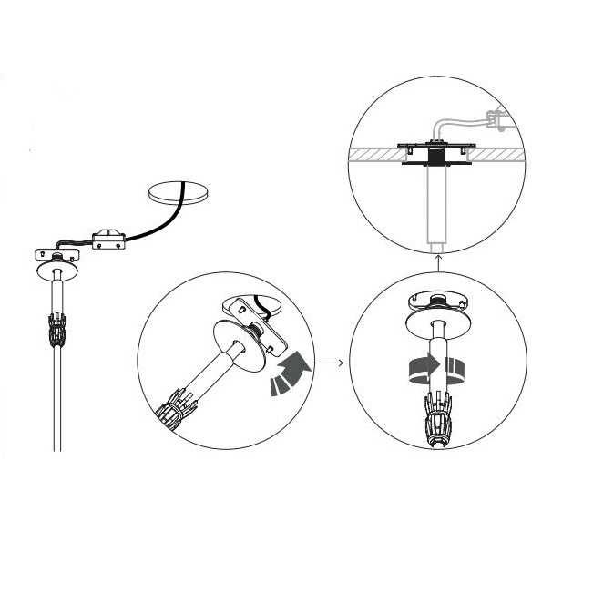 NOWODVORSKI PLAFONE "LASER 750" 1xG9 75cm ORO SATINATO - immagine 3