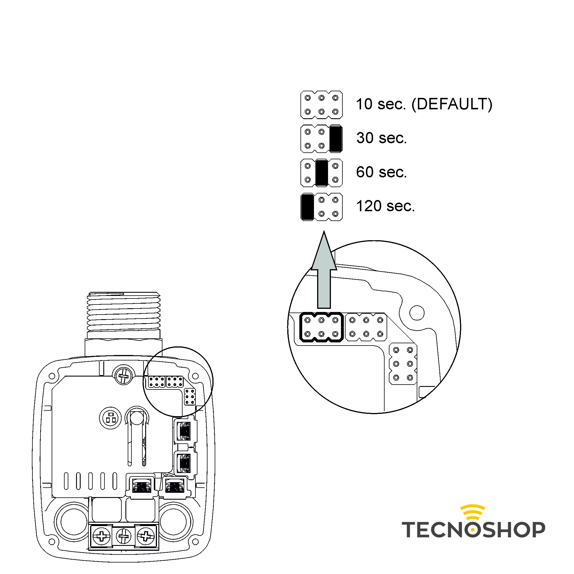 ITALTECNICA FLUSSOSTATO ELETTRONICO ARGO 230Vac 12A 1" M - immagine 5