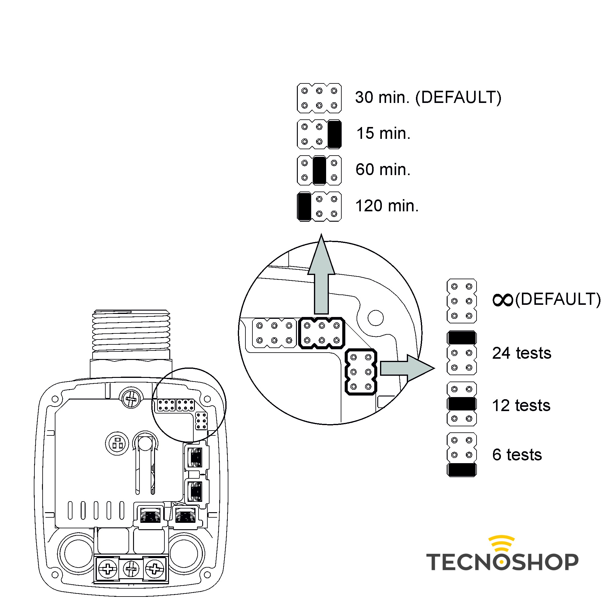 ITALTECNICA FLUSSOSTATO ELETTRONICO ARGO 230Vac 12A 1" M - immagine 6