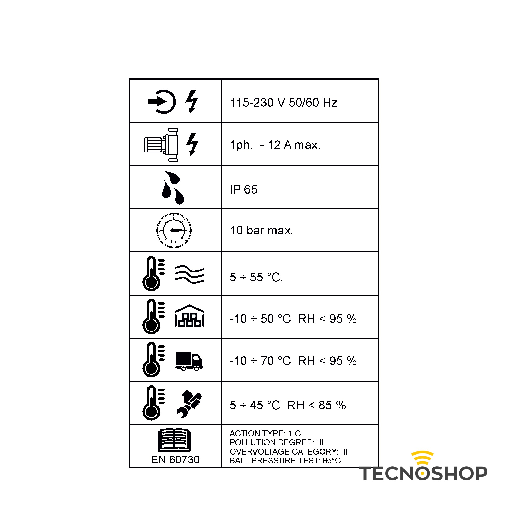 ITALTECNICA FLUSSOSTATO ELETTRONICO ARGO 230Vac 12A 1" M - immagine 7