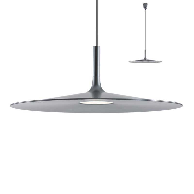 REDO SOSPENSIONE "KAI" 12W 3000K 1200LM D.55cm CANNA DI FUCILE - immagine 2