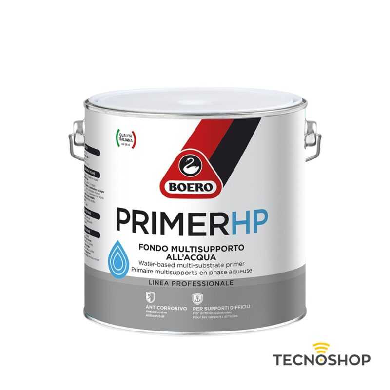 BOERO PRIMER HP FONDO MULTISUPPORTO BIANCO ALL'ACQUA DA 2,5 LT - immagine 2
