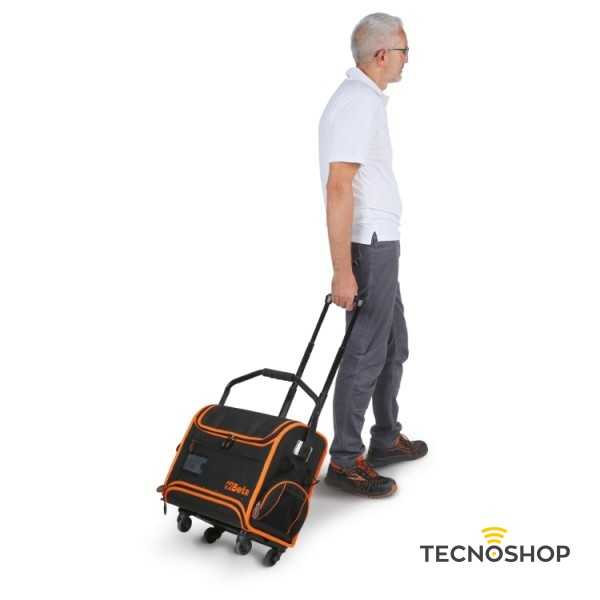 BETA TROLLEY PORTAUTENSILI IN TESSUTO TECNICO PER ELETTRICISTI 430x290x440mm - immagine 5