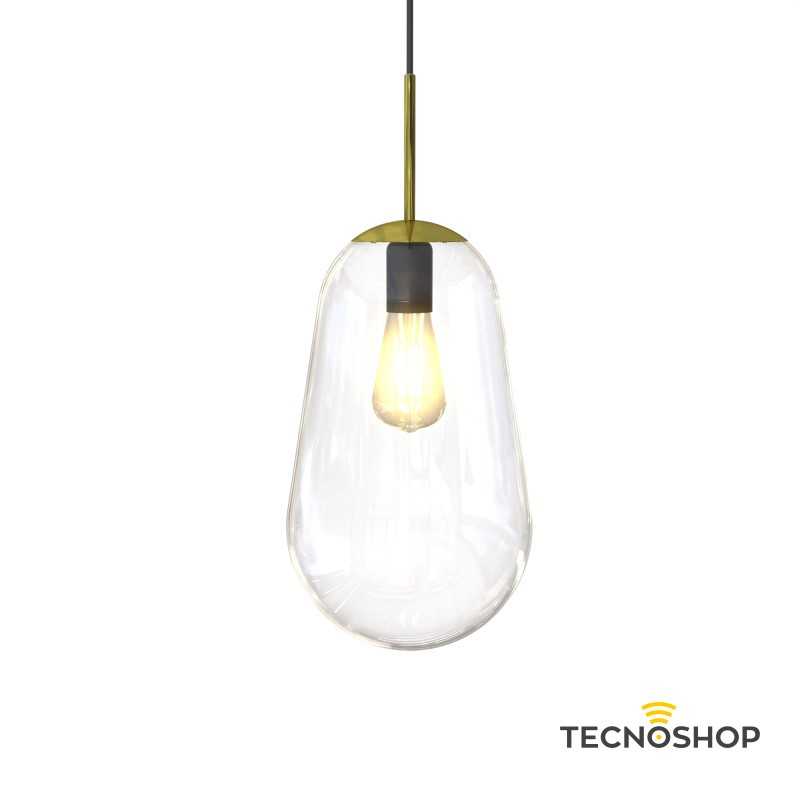 NOWODVORSKI SOSPENSIONE IN VETRO "CAMELEON PERA M" TRASPARENTE/ORO - immagine 4