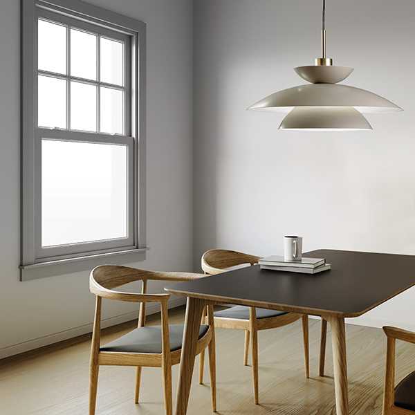 MILOOX SOSPENSIONE "KLOE" 1xE27 CON FINITURA TORTORA - immagine 6