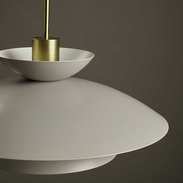 MILOOX SOSPENSIONE "KLOE" 1xE27 CON FINITURA TORTORA - immagine 4