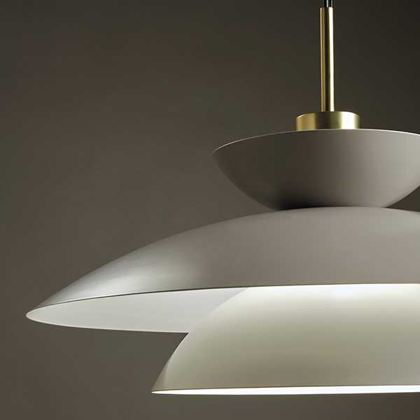 MILOOX SOSPENSIONE "KLOE" 1xE27 CON FINITURA TORTORA - immagine 5