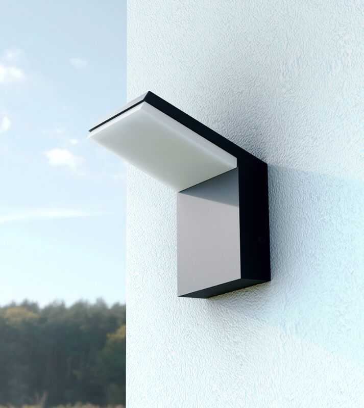 BENEITO APPLIQUE LED "NEO" 9W 4000K 120° IP54 NERO - immagine 2