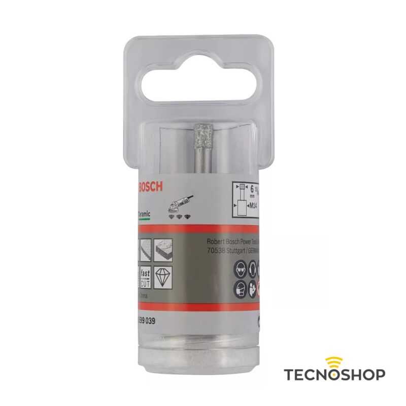 BOSCH FRESA DIAMANTATA D.6mm PER SMERIGLIATRICI ANGOLARI - immagine 2