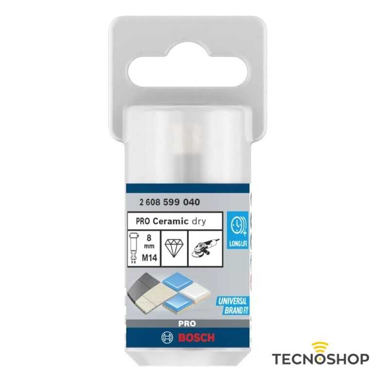 BOSCH FRESA DIAMANTATA D.8mm PER SMERIGLIATRICI ANGOLARI - immagine 2