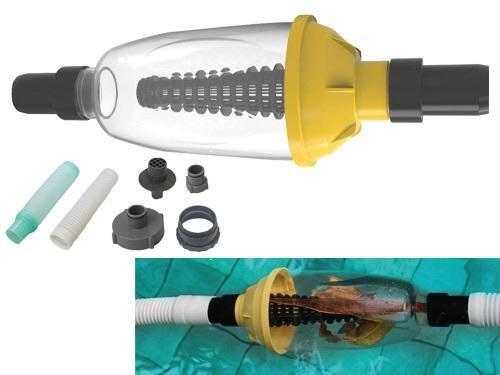 FILTRO ASPIRAZIONE FOGLIE PER PISCINA PER TUBI D.38mm - immagine 2