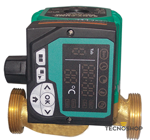 CIRCOLATORE IN OTTONE SANY 25/60-130 PER SANITARIO CON BOCCHETTONI E CAVO - immagine 5