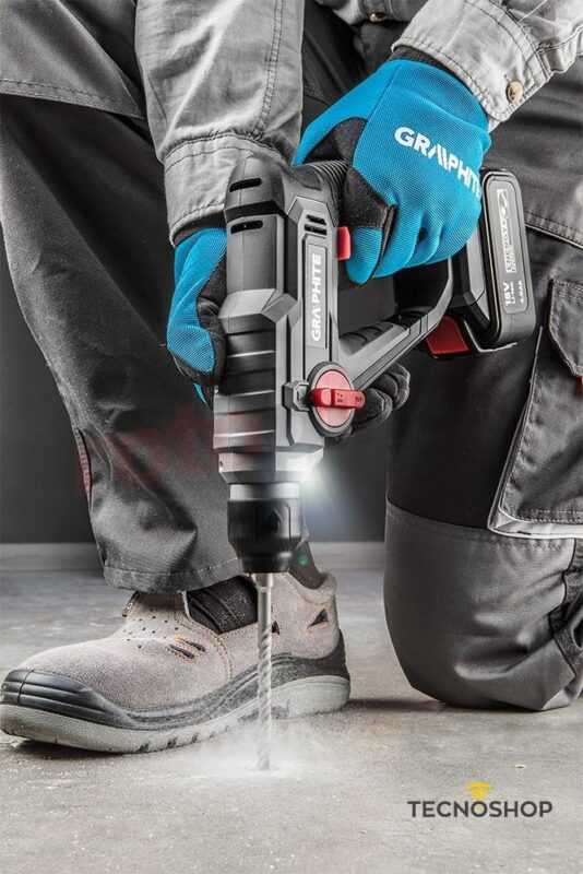 GRAPHITE TASSELLATORE SDS+ A 18V - SOLO UTENSILE - immagine 3