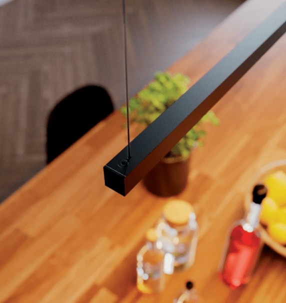 REDO SOSPENSIONE ACROBAT 30W 3000K 1710LM 155CM NERA - immagine 2