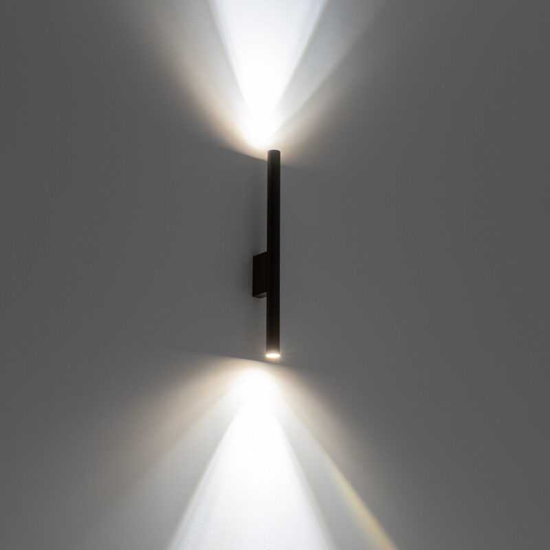 NOWODVORSKI APPLIQUE "LASER WALL" 2xG9 40cm CIOCCOLATO SATINATO - immagine 3