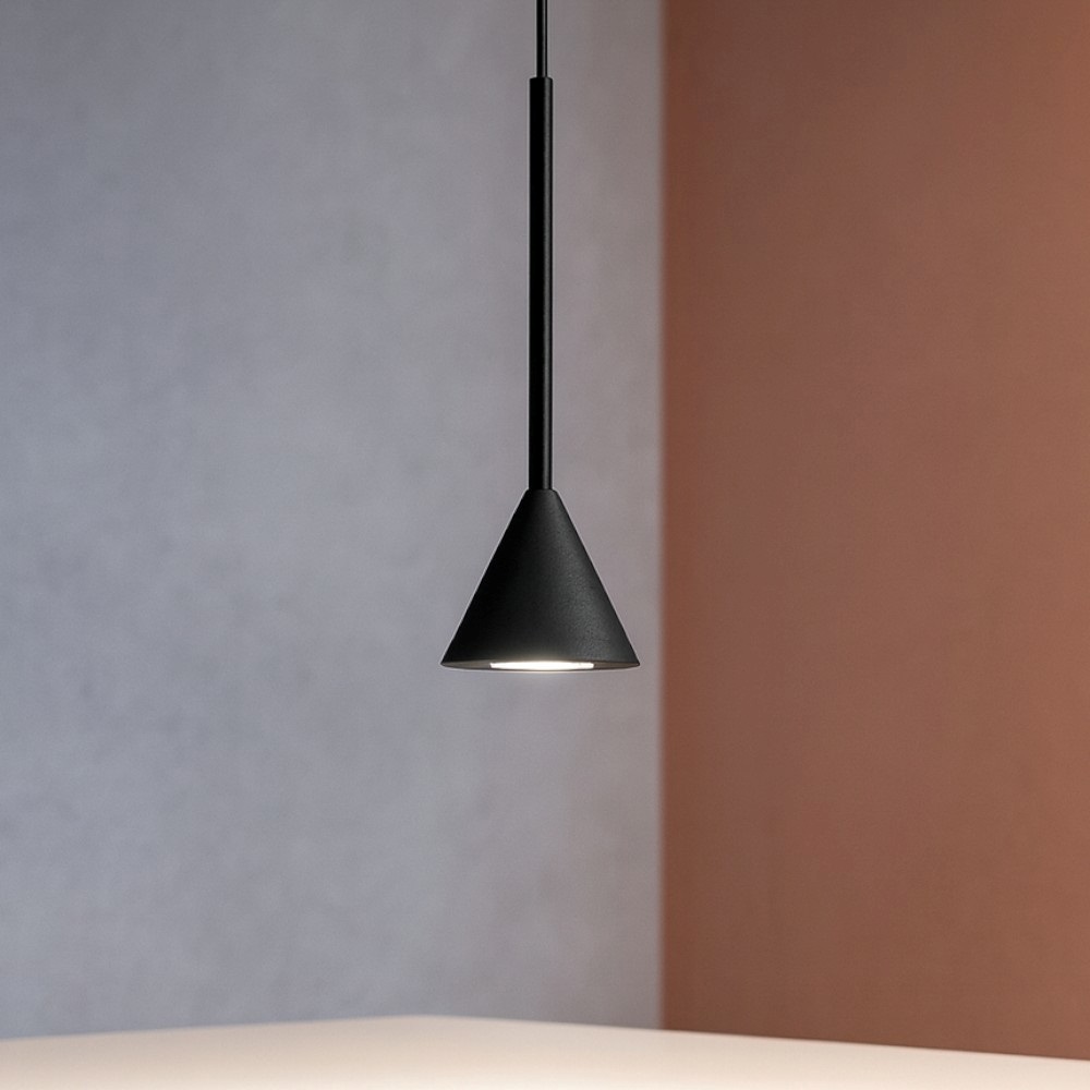 IDEAL LUX SOSPENSIONE LED CONICA ARCHIMEDE 3,5W 3000K NERA - immagine 2