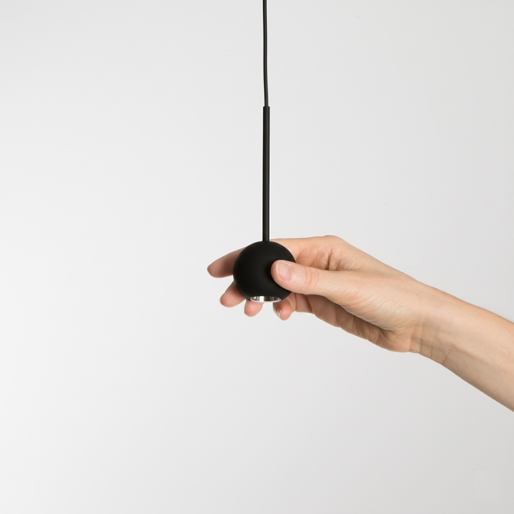 IDEAL LUX SOSPENSIONE LED SFERICA ARCHIMEDE 3,5W 3000K NERA - immagine 3