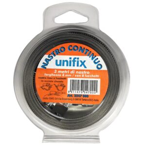 UNIFIX FASCETTA A NASTRO DA 3m IN ACCIAIO + 8 LUCCHETTI