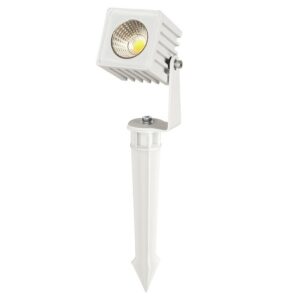 LIFE PICCHETTO DA GIARDINO LED 65W 45° 3000K IP65 CORPO BIANCO