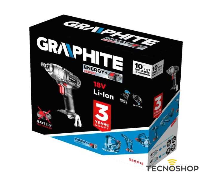 GRAPHITE AVVITATORE AD IMPULSI 18V – SOLO UTENSILE - immagine 2