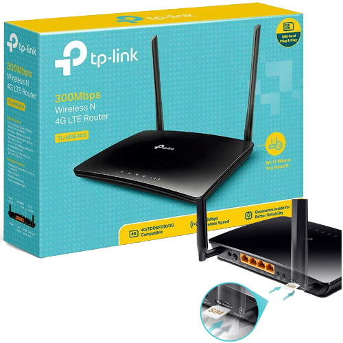 TP-LINK ROUTER WIRELESS 4G LTE 300 Mbps SIM CARD - immagine 3