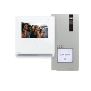 COMELIT KIT VIDEOCITOFONICO 2 FILI SIMPLEBUS 2 QUADRA ICONA COMPLETO