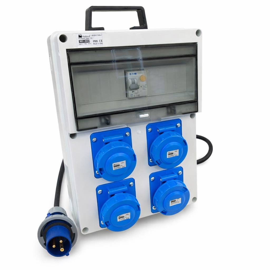 MARLANVIL QUADRO ELETTRICO MOBILE IP65 CON 4 PRESE 2P+T 16A - immagine 2