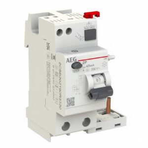 AEG BLOCCO DIFFERENZIALE DX 2P 40A 300mA AC 2 MODULI
