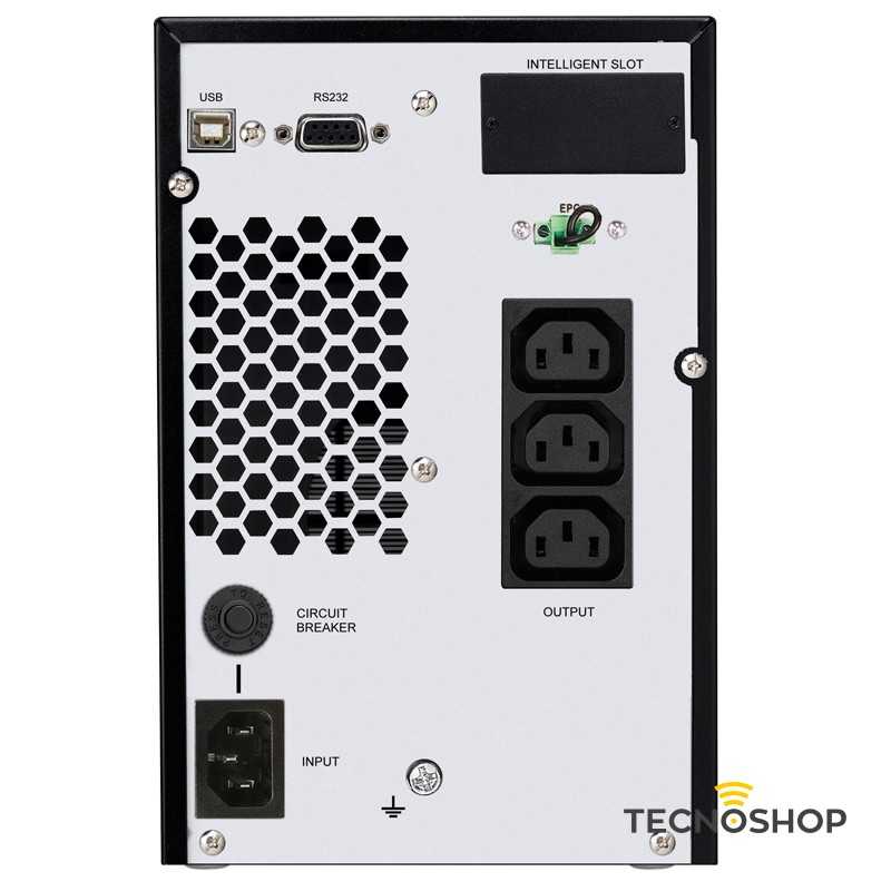 TECNOWARE UPS EVO DSP PLUS ON-LINE 1200VA CON PRESE IEC - immagine 2
