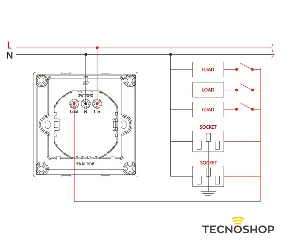 LIFE INTERRUTTORE DI CORRENTE A TASCA PER CARD RFID 125 Khz - immagine 3
