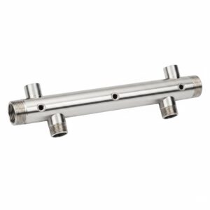 COLLETTORE DI MANDATA IN ACCIAIO ZINCATO 2'' x 1"1/4 PER GRUPPO POMPE