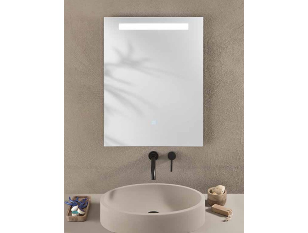 INTEC SPECCHIO DA BAGNO 500x700 mm CON LED TRICOLOR TOUCH - immagine 2